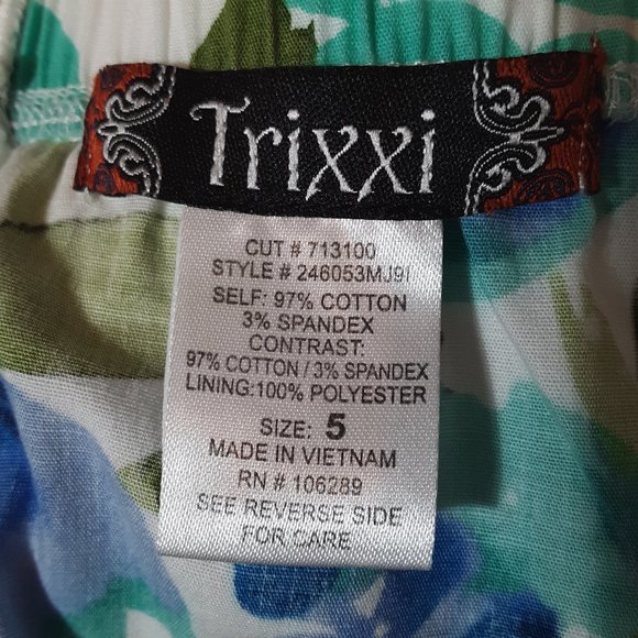 Trixxi Strapless Spring Dress Size 5 - Picture 6 of 8